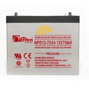 BATERÍAS NETION 12V-75AH CICLO PROFUNDO