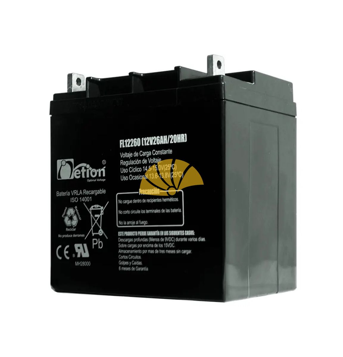 BATERÍAS NETION 12V-26AH AGM - Imagen 2