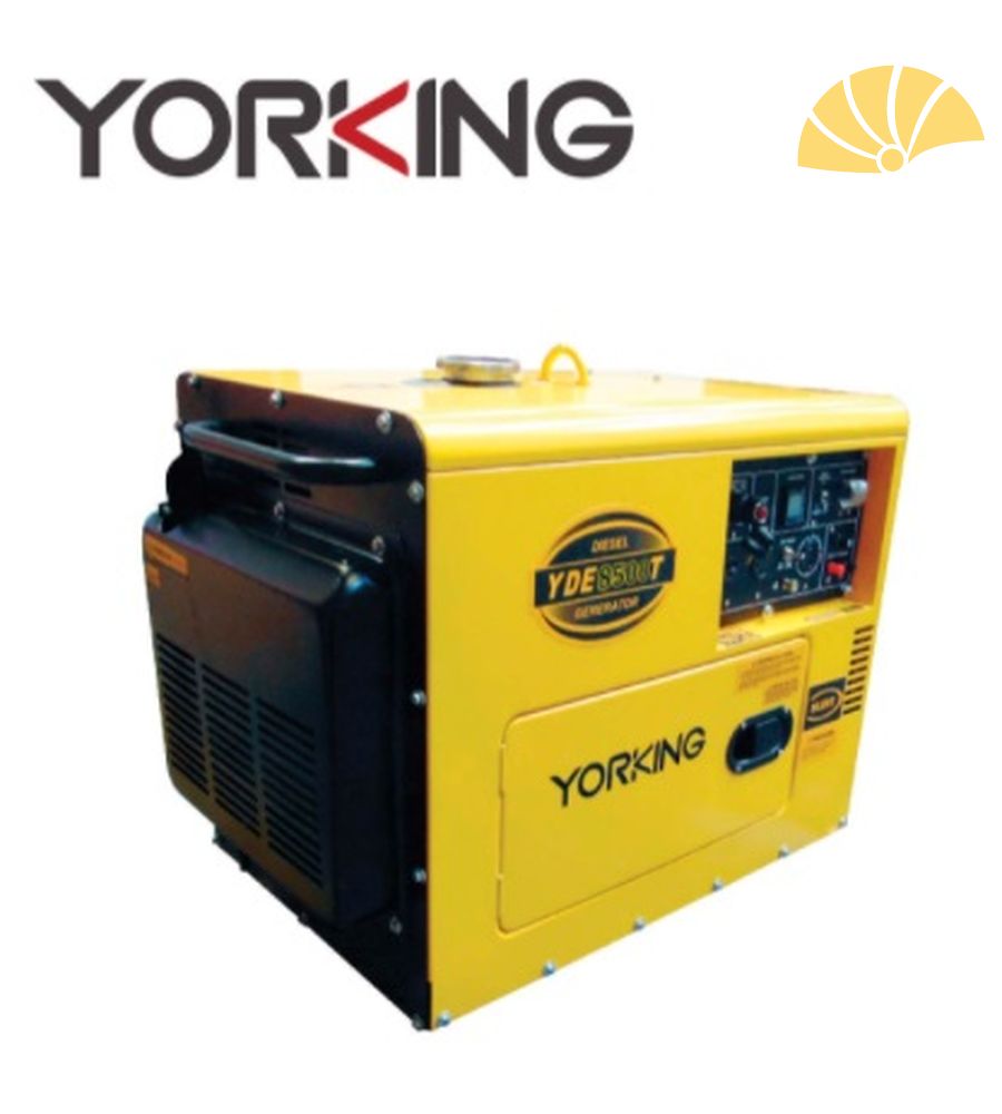 Planta electrica YORKING 7000W - YDE8500T - DIESEL