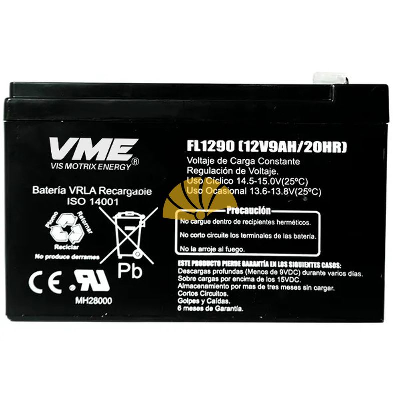 BATERÍAS VME 12V-9AH FL1290