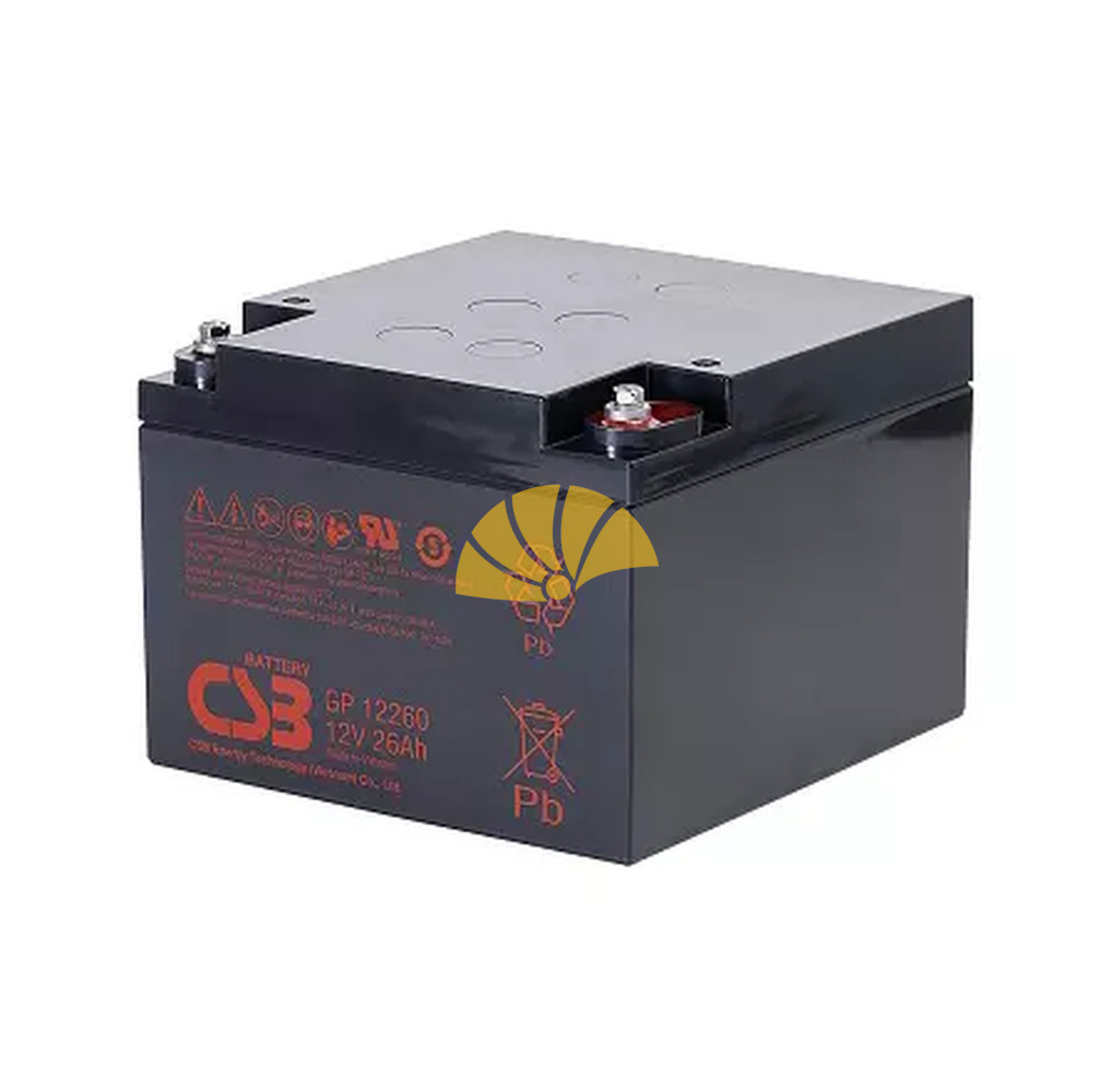 BATERÍA CSB 12V-26 AH MODELO GP12260